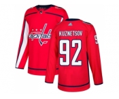 Youth Adidas Washington Capitals #92 Evgeny Kuznetsov Red Home Authentic Stitched NHL Jersey