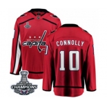 Youth Washington Capitals #10 Brett Connolly Fanatics Branded Red Home Breakaway 2018 Stanley Cup Final Champions NHL Jersey