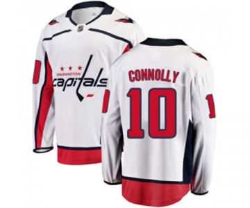 Youth Washington Capitals #10 Brett Connolly Fanatics Branded White Away Breakaway NHL Jersey