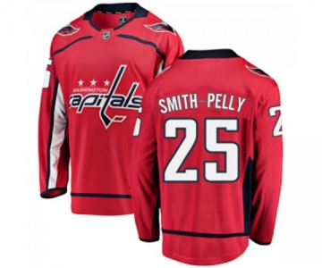 Youth Washington Capitals #25 Devante Smith-Pelly Fanatics Branded Red Home Breakaway NHL Jersey