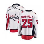 Youth Washington Capitals #25 Devante Smith-Pelly Fanatics Branded White Away Breakaway NHL Jersey