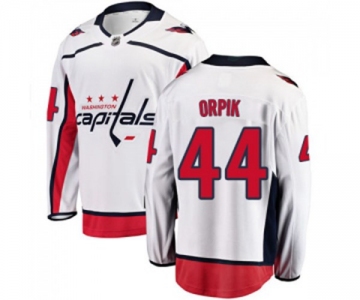 Youth Washington Capitals #44 Brooks Orpik Fanatics Branded White Away Breakaway NHL Jersey