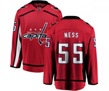 Youth Washington Capitals #55 Aaron Ness Fanatics Branded Red Home Breakaway NHL Jersey