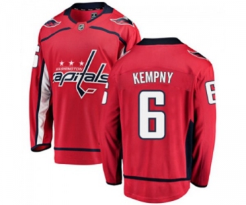 Youth Washington Capitals #6 Michal Kempny Fanatics Branded Red Home Breakaway NHL Jersey