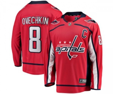 Youth Washington Capitals #8 Alex Ovechkin Fanatics Branded Red Home Breakaway NHL Jersey