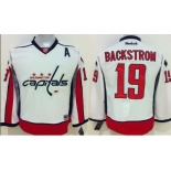 youth nhl jerseys washington capitals #19 nicklas backstrom stitched white