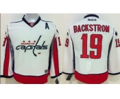 youth nhl jerseys washington capitals #19 nicklas backstrom stitched white