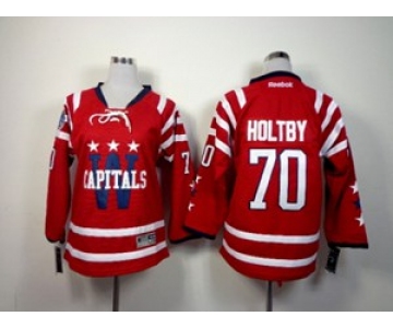 youth nhl jerseys washington capitals #70 holtby red[2014 new]