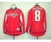 youth nhl jerseys washington capitals #8 alex ovechkin red(C)