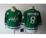 youth nhl jerseys washington capitals #8 ovechkin green(2011 new)