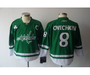 youth nhl jerseys washington capitals #8 ovechkin green(2011 new)