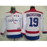 youth nhl washington capitals #19 backstrom white[winter classic]