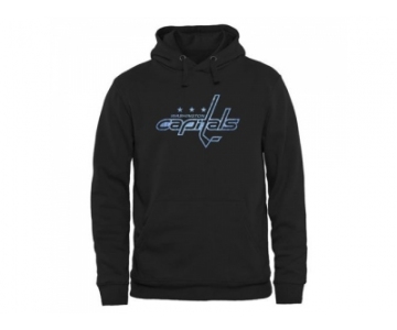 Washington Capitals Black Rinkside Pond Hockey Pullover Hoodie