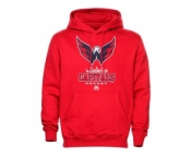 Washington Capitals Majestic Red Critical Victory VIII Fleece Hoodie