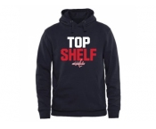 Washington Capitals Navy Top Shelf Pullover Hoodie