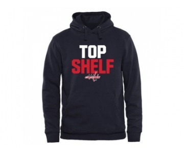 Washington Capitals Navy Top Shelf Pullover Hoodie