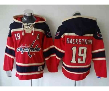 nhl jerseys washington capitals #19 backstron red-black[pullover hooded sweatshirt][patch A]