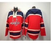 nhl jerseys washington capitals blank red[pullover hooded sweatshirt]