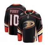 Anaheim Ducks #10 Corey Perry Fanatics Branded Black Home Breakaway Hockey Jersey