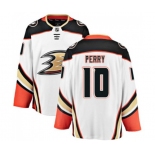 Anaheim Ducks #10 Corey Perry Fanatics Branded White Away Breakaway Hockey Jersey