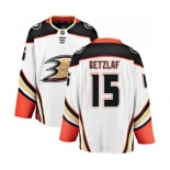 Anaheim Ducks #15 Ryan Getzlaf Fanatics Branded White Away Breakaway Hockey Jersey