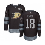 Anaheim Ducks #18 Patrick Eaves Authentic Black 1917-2017 100th Anniversary Hockey Jersey