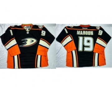 Anaheim Ducks #19 Patrick Maroon Black Home Stitched NHL Jersey