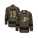 Anaheim Ducks #19 Patrick Maroon Green Salute to Service Stitched NHL Jersey