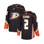 Anaheim Ducks #2 Luke Schenn Authentic Black Home Hockey Jersey