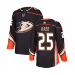 Anaheim Ducks #25 Ondrej Kase Authentic Black Home Hockey Jersey