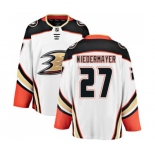 Anaheim Ducks #27 Scott Niedermayer Fanatics Branded White Away Breakaway Hockey Jersey