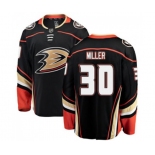 Anaheim Ducks #30 Ryan Miller Fanatics Branded Black Home Breakaway Hockey Jersey