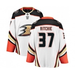 Anaheim Ducks #37 Nick Ritchie Fanatics Branded White Away Breakaway Hockey Jersey