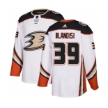 Anaheim Ducks #39 Joseph Blandisi Authentic White Away Hockey Jersey