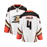 Anaheim Ducks #4 Cam Fowler Fanatics Branded White Away Breakaway Hockey Jersey