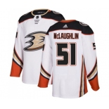 Anaheim Ducks #51 Blake McLaughlin Authentic White Away Hockey Jersey