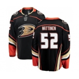 Anaheim Ducks #52 Julius Nattinen Fanatics Branded Black Home Breakaway Hockey Jersey