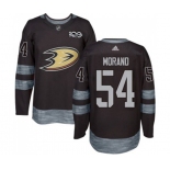 Anaheim Ducks #54 Antoine Morand Authentic Black 1917-2017 100th Anniversary Hockey Jersey