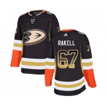 Anaheim Ducks #67 Rickard Rakell Authentic Black Drift Fashion Hockey Jersey