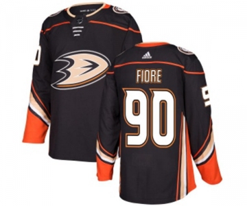 Anaheim Ducks #90 Giovanni Fiore Authentic Black Home Hockey Jersey