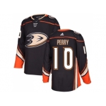 Men Adidas Anaheim Ducks #10 Corey Perry Black Home Authentic Stitched NHL Jersey