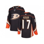 Men Adidas Anaheim Ducks #17 Ryan Kesler Black Home Authentic Stitched NHL Jersey