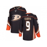 Men Adidas Anaheim Ducks #9 Paul Kariya Black Home Authentic Stitched NHL Jersey