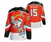 Men's Anaheim Ducks #15 Ryan Getzlaf Red 2020-21 Reverse Retro Alternate Hockey Jersey