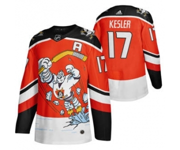 Men's Anaheim Ducks #17 Ryan Kesler Red 2020-21 Reverse Retro Alternate Hockey Jersey