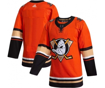 Men's Anaheim Ducks Blank Orange Stitched Jersey