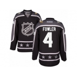 Men's Reebok Anaheim Ducks #4 Cam Fowler Authentic Black Pacific Division 2017 All-Star NHL Jersey