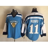 NHL anaheim ducks #11 koivu Light Blue Olympic Jersey