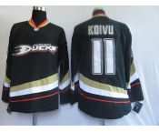 nhl anaheim ducks #11 koivu black