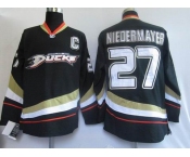 nhl anaheim ducks #27 niedermayer black